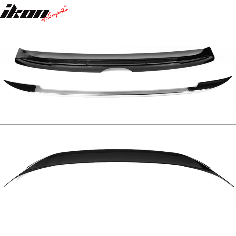 2018-2024 Toyota Camry MD Style Gloss Rear Spoiler Wing Chrome Trim