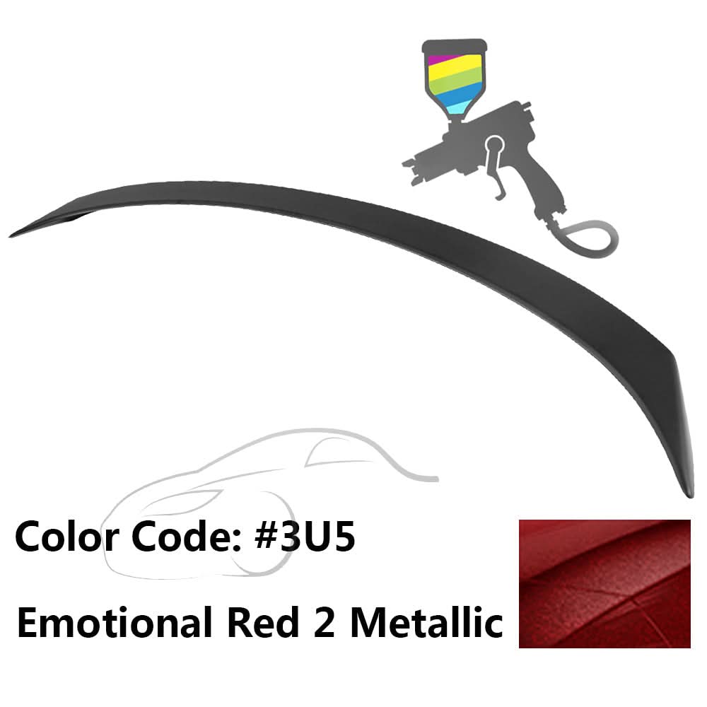 2018-2023 Toyota Camry Flush Mount painted Rear Trunk Wing Spoiler