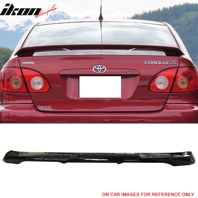 2003-2008 Toyota Corolla Trunk Spoiler with Brake Light ABS