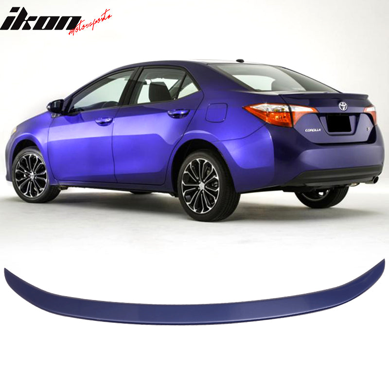 2014-2019 Toyota Corolla OE Style Rear Trunk Spoiler Wing Lip ABS