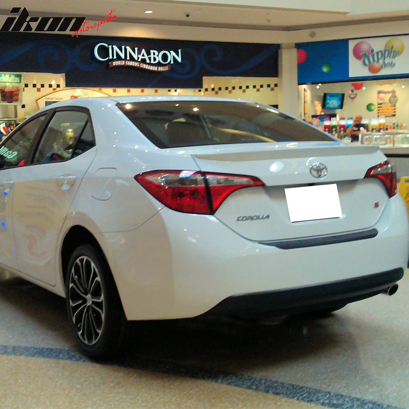 2014-2019 Toyota Corolla OE Style Rear Trunk Spoiler Wing Lip ABS