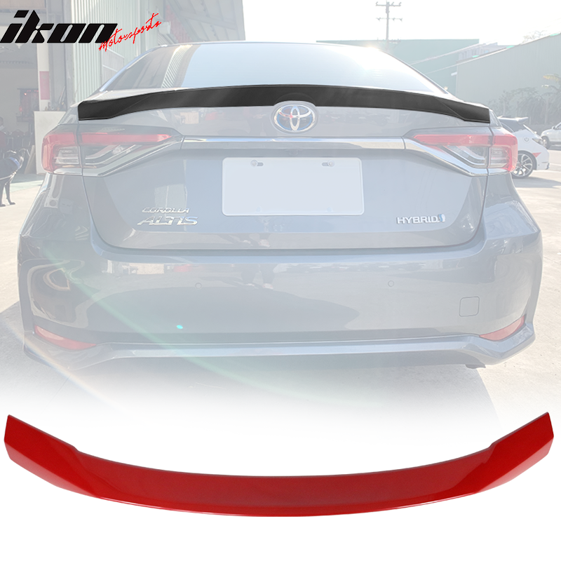 2000-2025 Toyota Corolla 12th Altis Sedan Type C Trunk Spoiler ABS