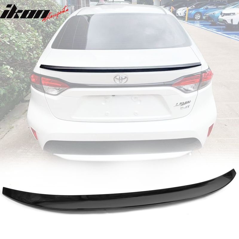 2020-2025 Toyota Corolla Sedan IKON Style Trunk Spoiler Wing ABS