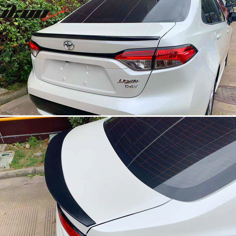 2020-2025 Toyota Corolla Sedan IKON Style Trunk Spoiler Wing ABS