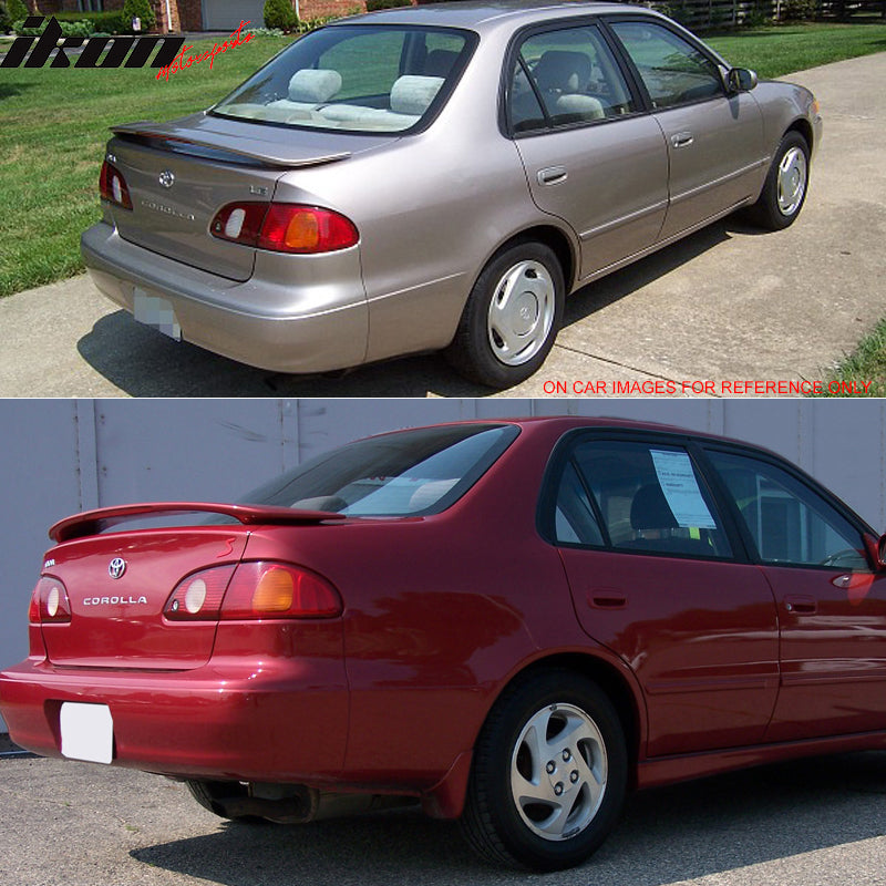 1998-2002 Toyota Corolla Rear Trunk Spoiler W/LED ABS