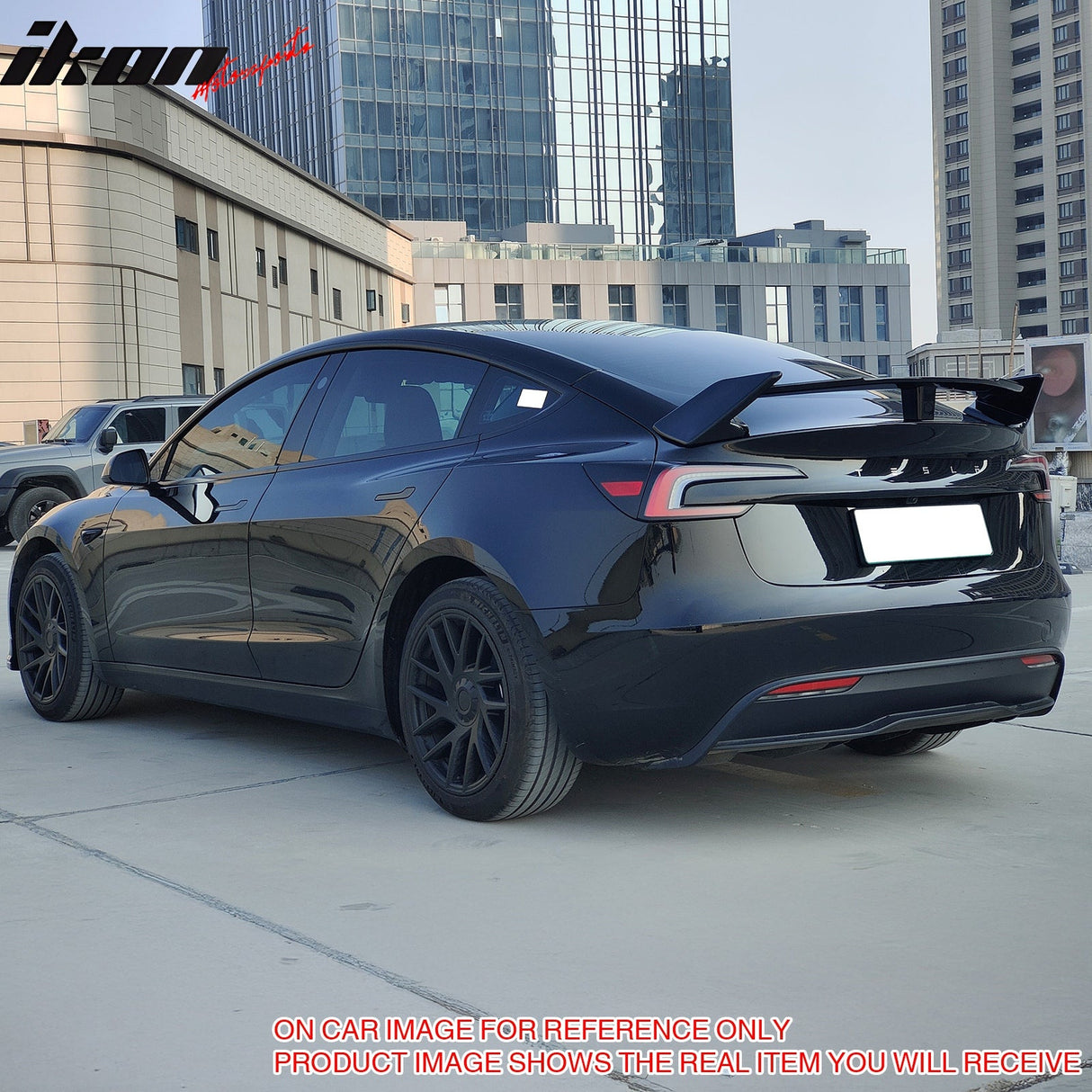 2017-2024 Tesla Model 3 GT Style Matte Black Rear Trunk Spoiler ABS