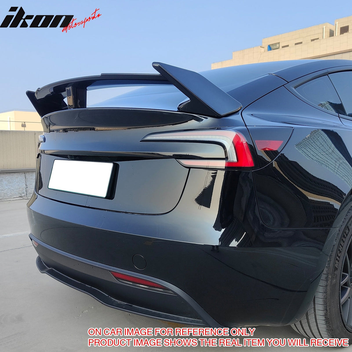 2017-2024 Tesla Model 3 GT Style Matte Black Rear Trunk Spoiler ABS