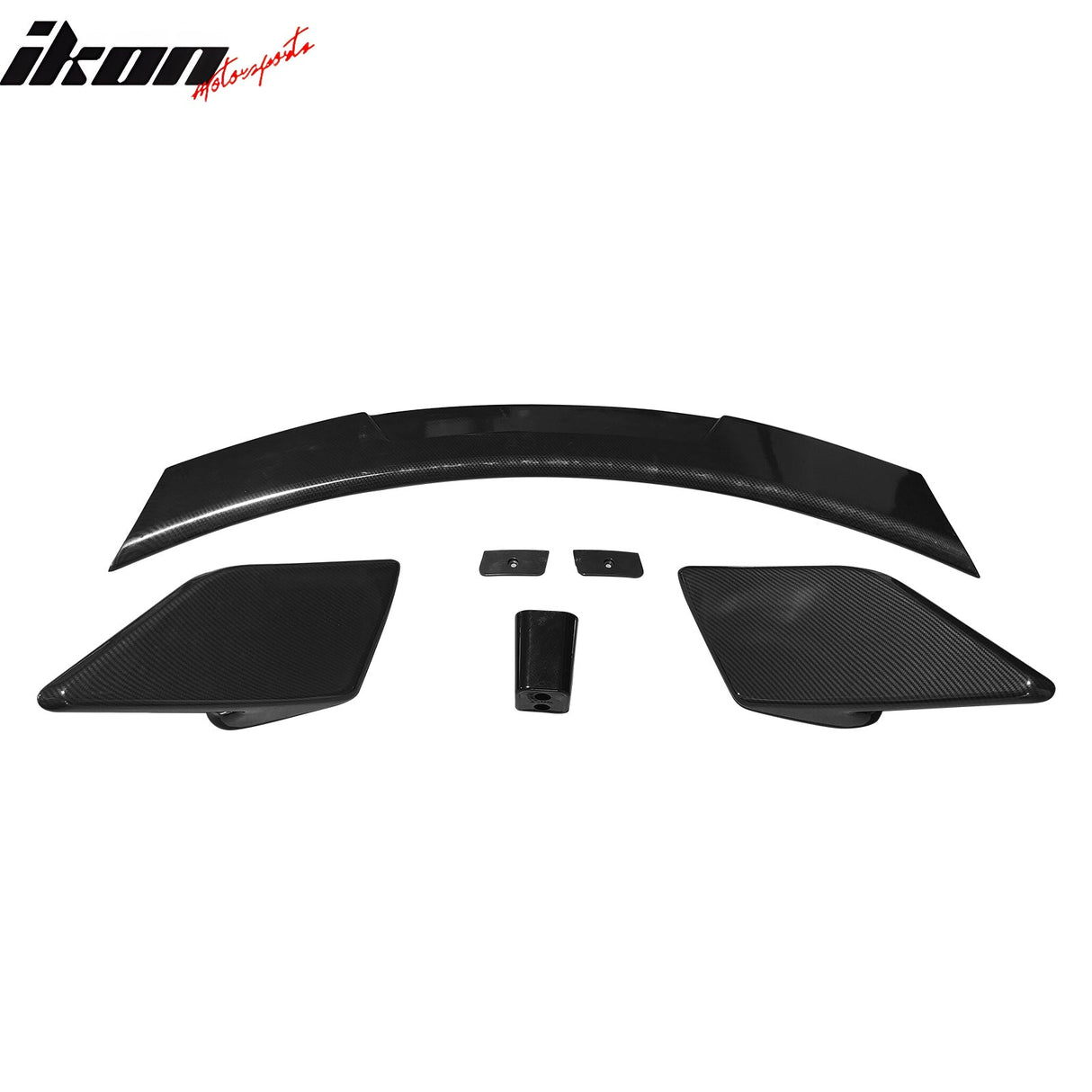 2017-2024 Tesla Model 3 GT Style Carbon Fiber Print Trunk Spoiler ABS