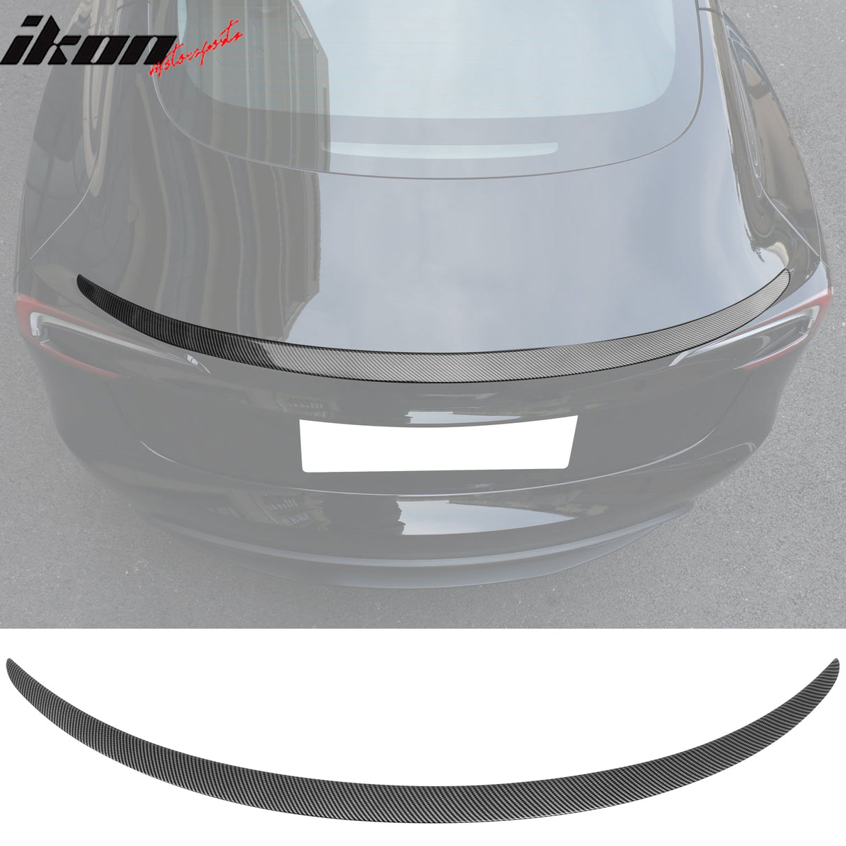2024-2025 Tesla Model 3 OE Style Rear Trunk Spoiler Wing A