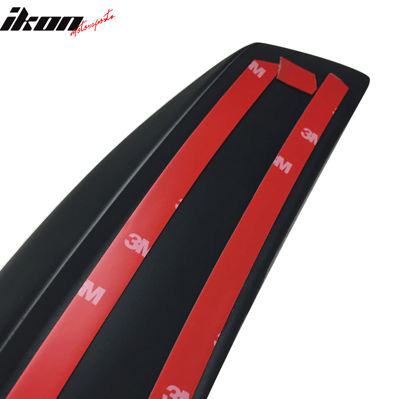 2012-2025 Tesla S Sedan 4-Door Unpainted Black Rear Spoiler Wing ABS