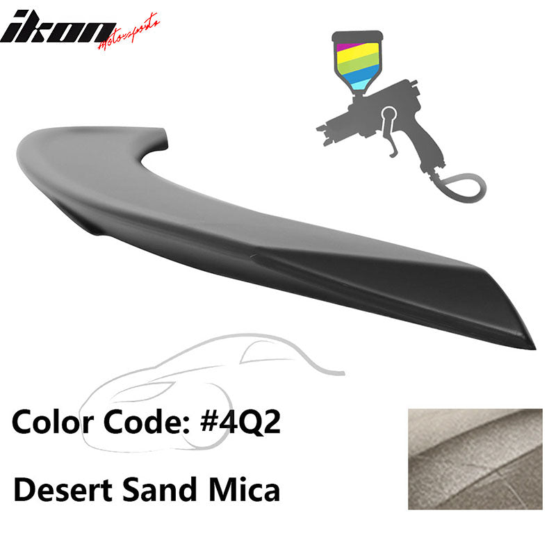 2011-2017 Toyota Sienna Painted Rear Trunk Spoiler Roof Wing ABS