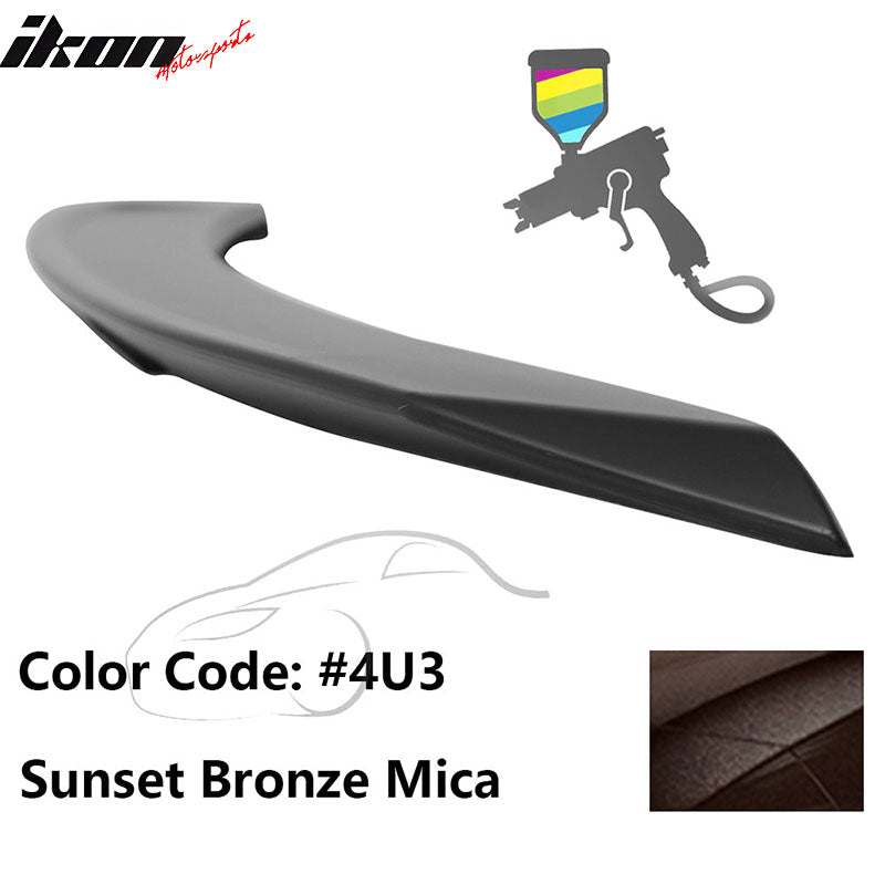 2011-2017 Toyota Sienna Painted Rear Trunk Spoiler Roof Wing ABS