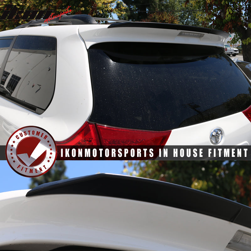 2011-2017 Toyota Sienna Painted Rear Trunk Spoiler Roof Wing ABS