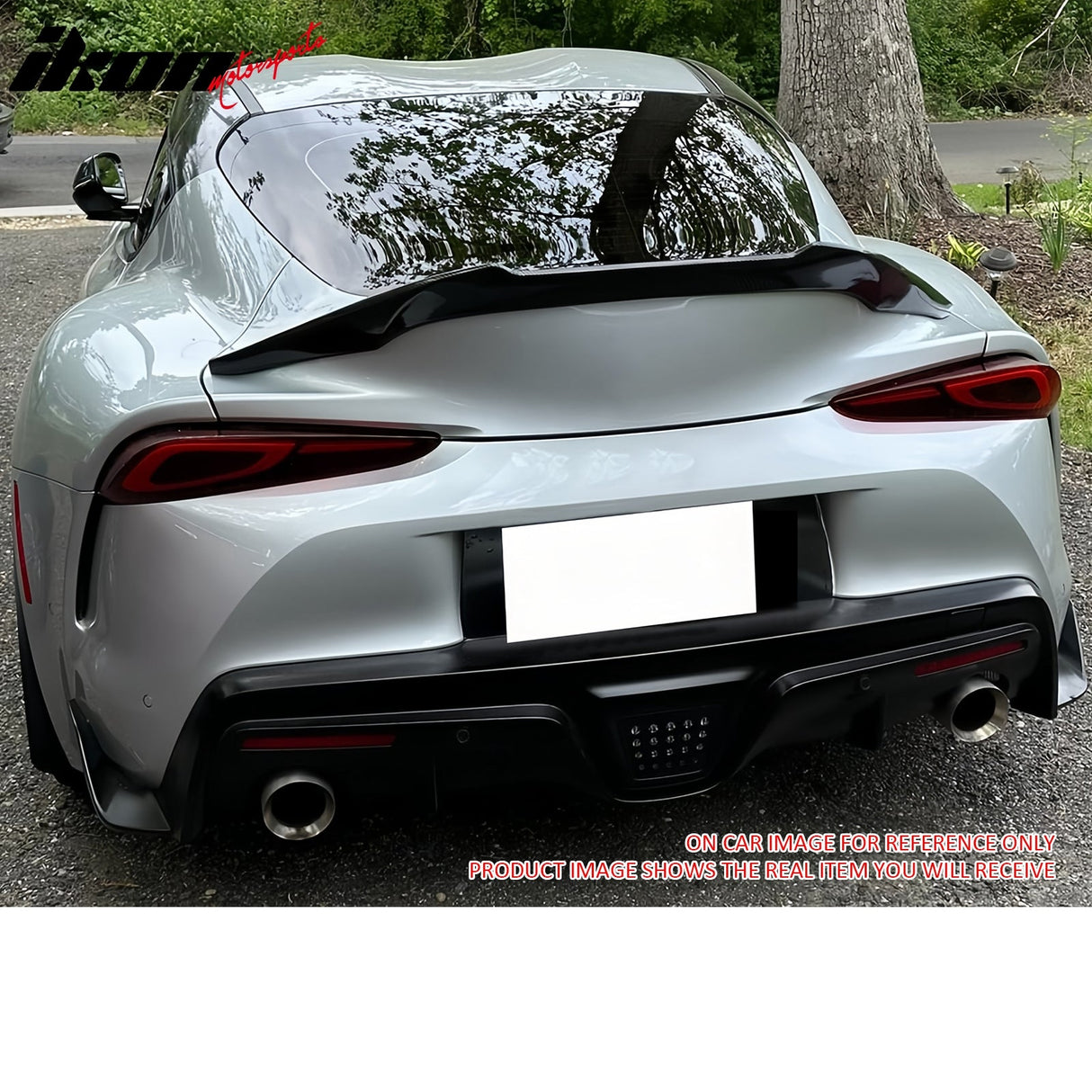 2020-2025 Toyota GR Supra Trunk Spoiler V Style Matte Black Rear Wing