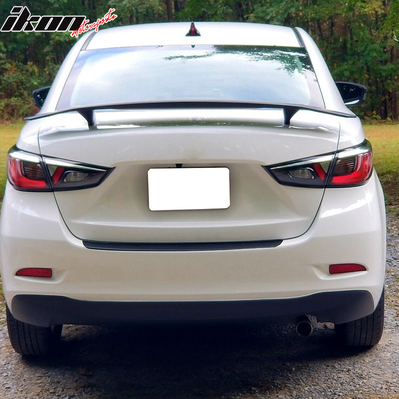 Universal Fitment 2 Post Matte Black Rear Spoiler Wing Lip Wing ABS