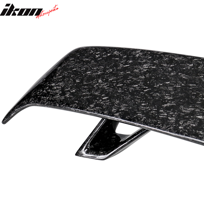 Universal Fitment Rear Trunk Spoiler Lip Wing Forged Carbon Fiber
