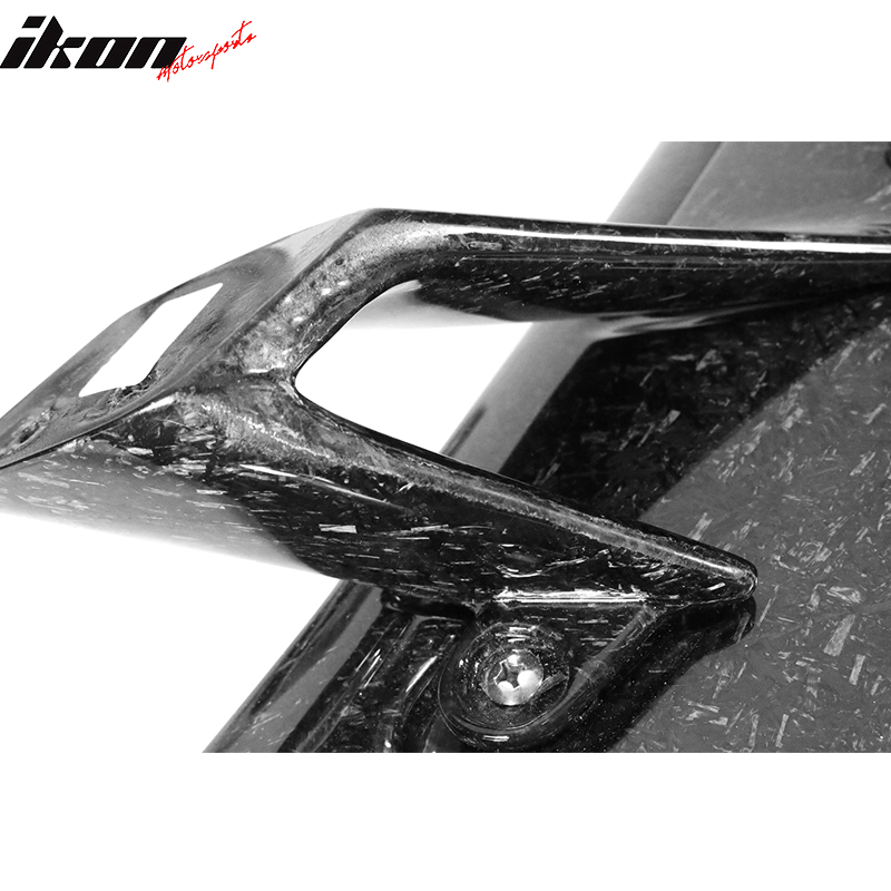 Universal Fitment Rear Trunk Spoiler Lip Wing Forged Carbon Fiber