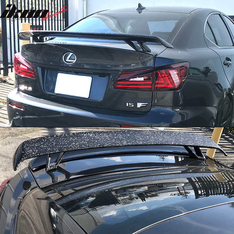 Universal Fitment Rear Trunk Spoiler Lip Wing Forged Carbon Fiber