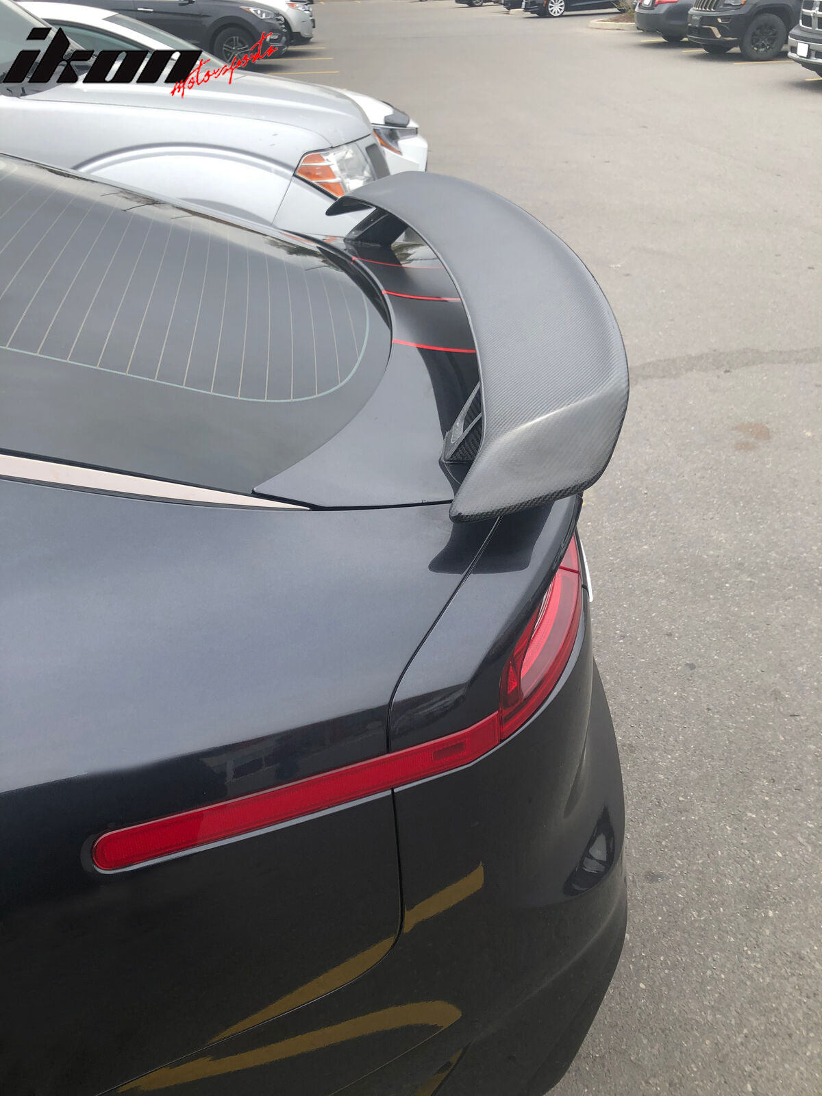 2018-2021 Kia Stinger Rear Trunk Spoiler Wing Deck Lid Carbon Fiber CF