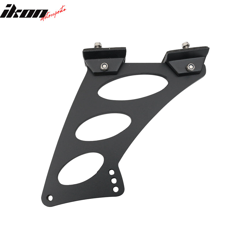 Universal 2PCS Spoiler Leg Brackets Car Rear Trunk Side Plate V2 Style