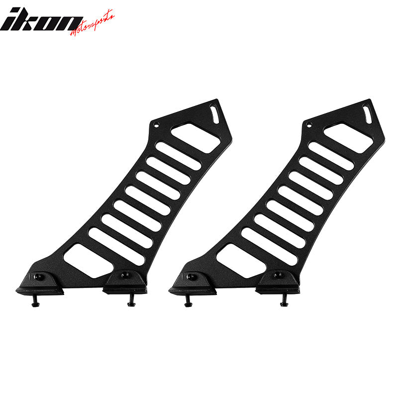 Universal Rear Trunk Spoiler Wing Legs Bracket Stand Mount Side Plate