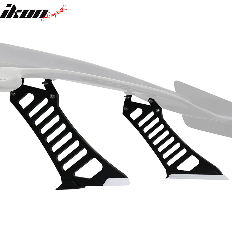 Universal Rear Trunk Spoiler Wing Legs Bracket Stand Mount Side Plate