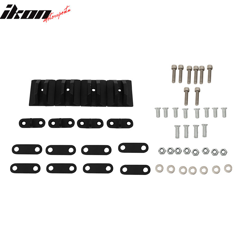 Universal Rear Trunk Spoiler Wing Legs Bracket Stand Mount Side Plate