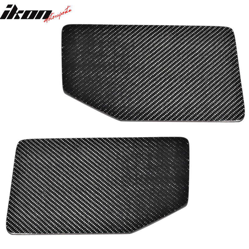 Universal V1 GT Carbon Fiber Rear Spoiler Wing Side Plate Add On