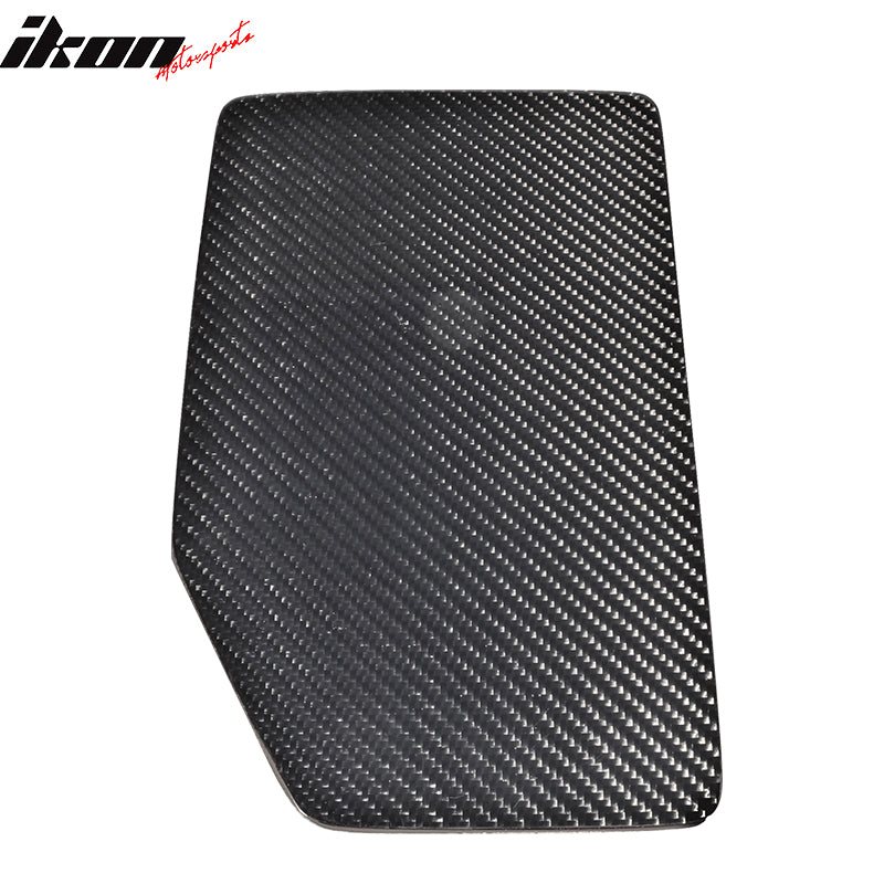 Universal V1 GT Carbon Fiber Rear Spoiler Wing Side Plate Add On