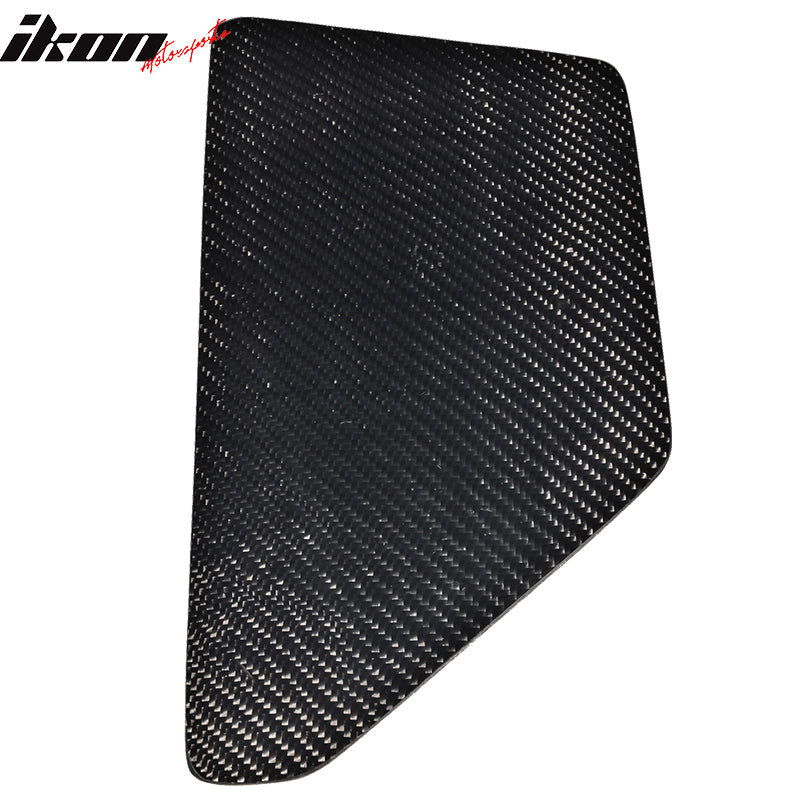 Universal V2 GT Carbon Fiber Rear Spoiler Wing Side Plate Add On