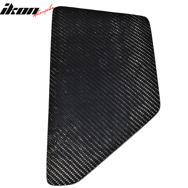 Universal V2 GT Carbon Fiber Rear Spoiler Wing Side Plate Add On