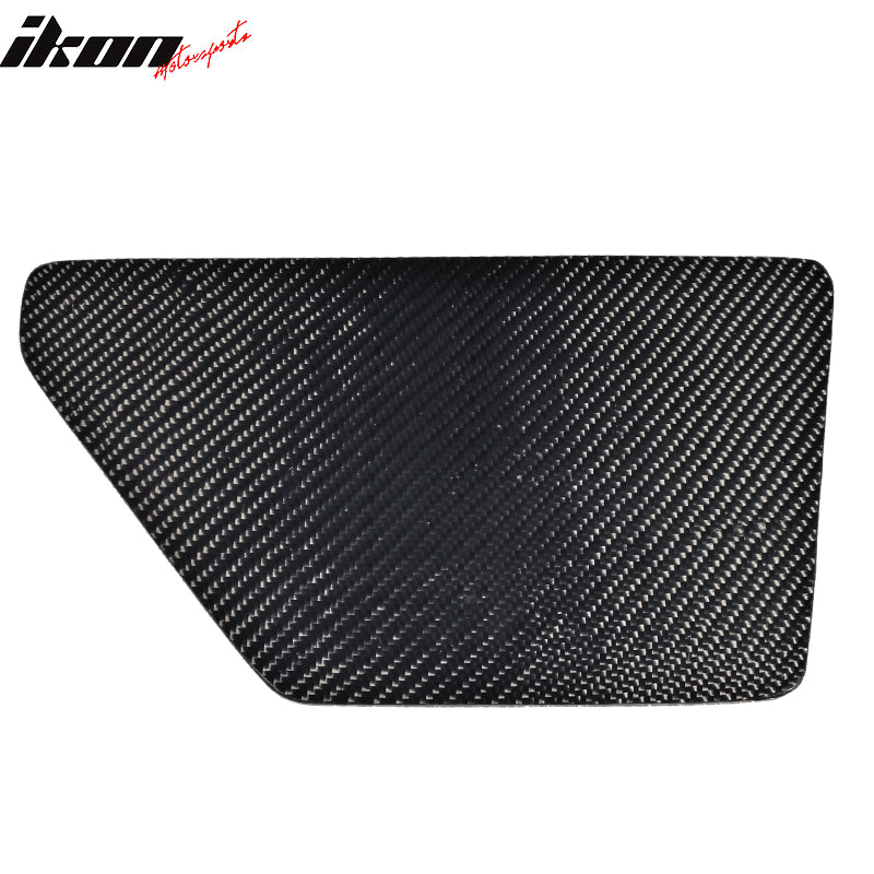 Universal V2 GT Carbon Fiber Rear Spoiler Wing Side Plate Add On