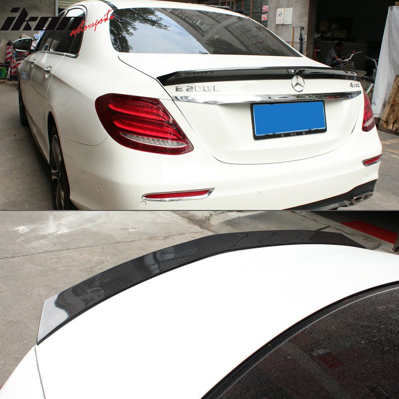 17-23 Benz W213 E43 E Class Veath Style Rear Spoiler Wing Carbon Fiber