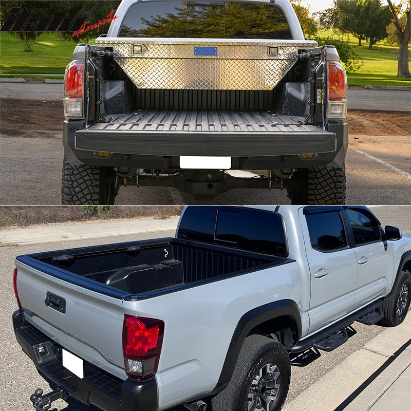 2016-2023 Toyota Tacoma Tailgate Molding Cap Spoiler Matte Black PP