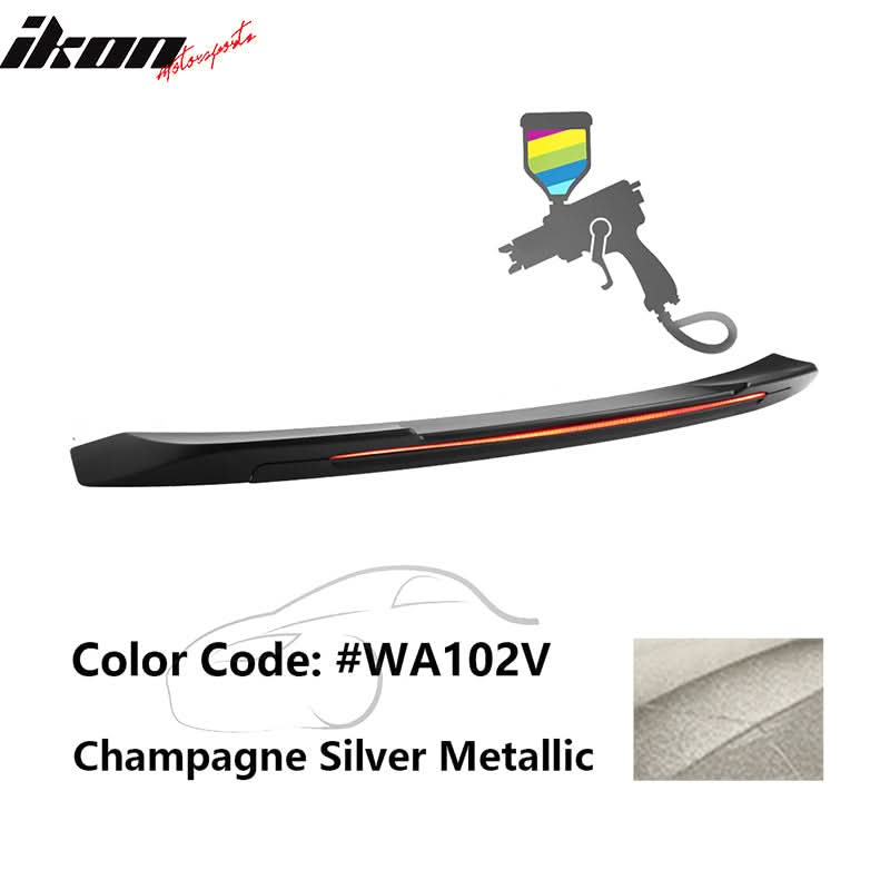 2016-2019 Chevy Cruze Sedan Trunk Spoiler ABS