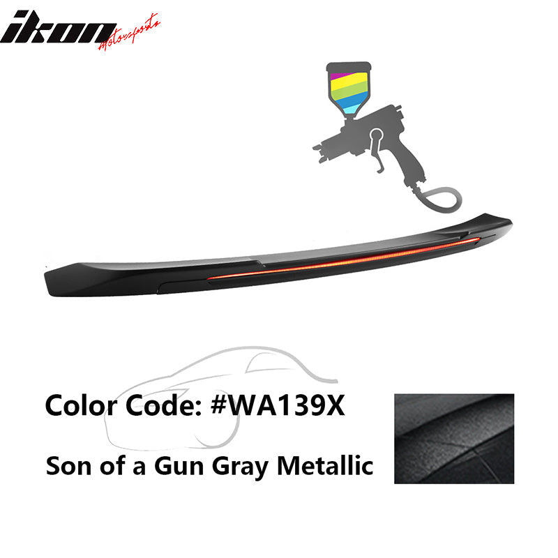 2016-2019 Chevy Cruze Sedan Trunk Spoiler ABS