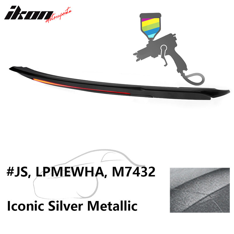 2015-2023 Ford Mustang Coupe Convertible Long LED Trunk Spoiler ABS