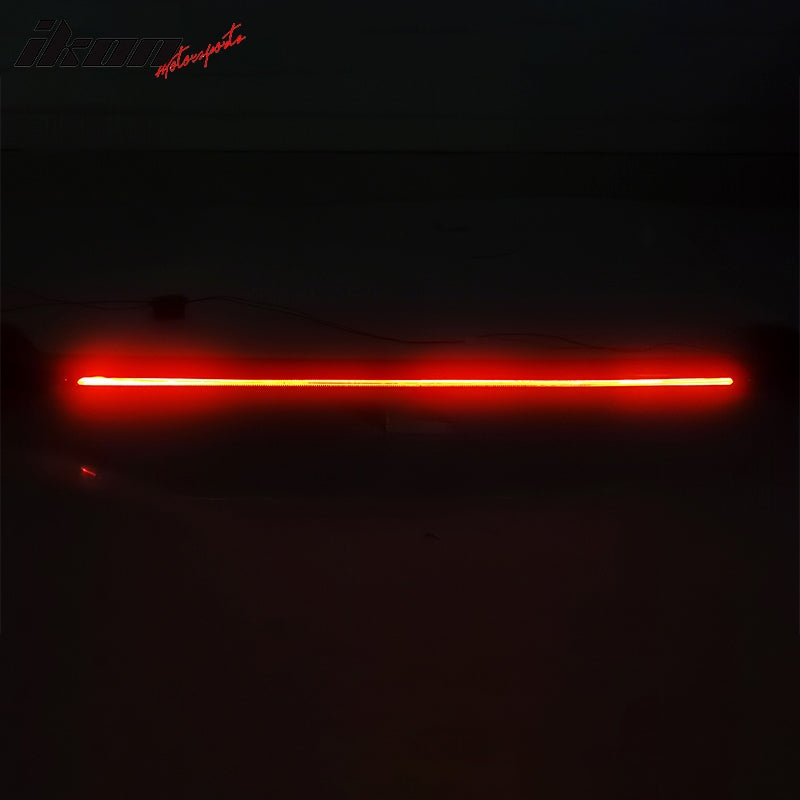 2016-2021 Honda Civic Sedan Long LED Matte Black Trunk Spoiler ABS