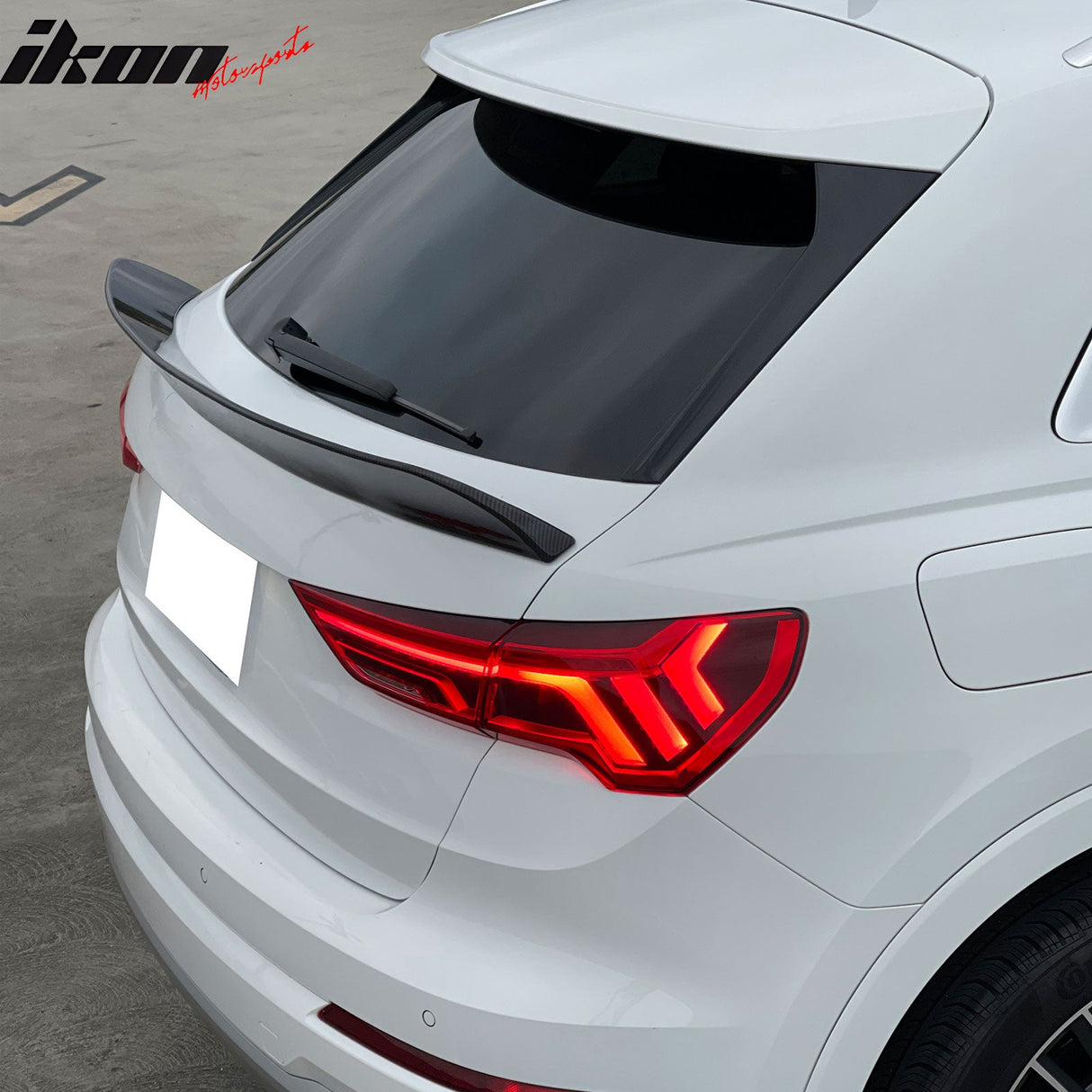 2019-2024 Audi Q3 IKON Style Car Rear Wing Spoiler ABS