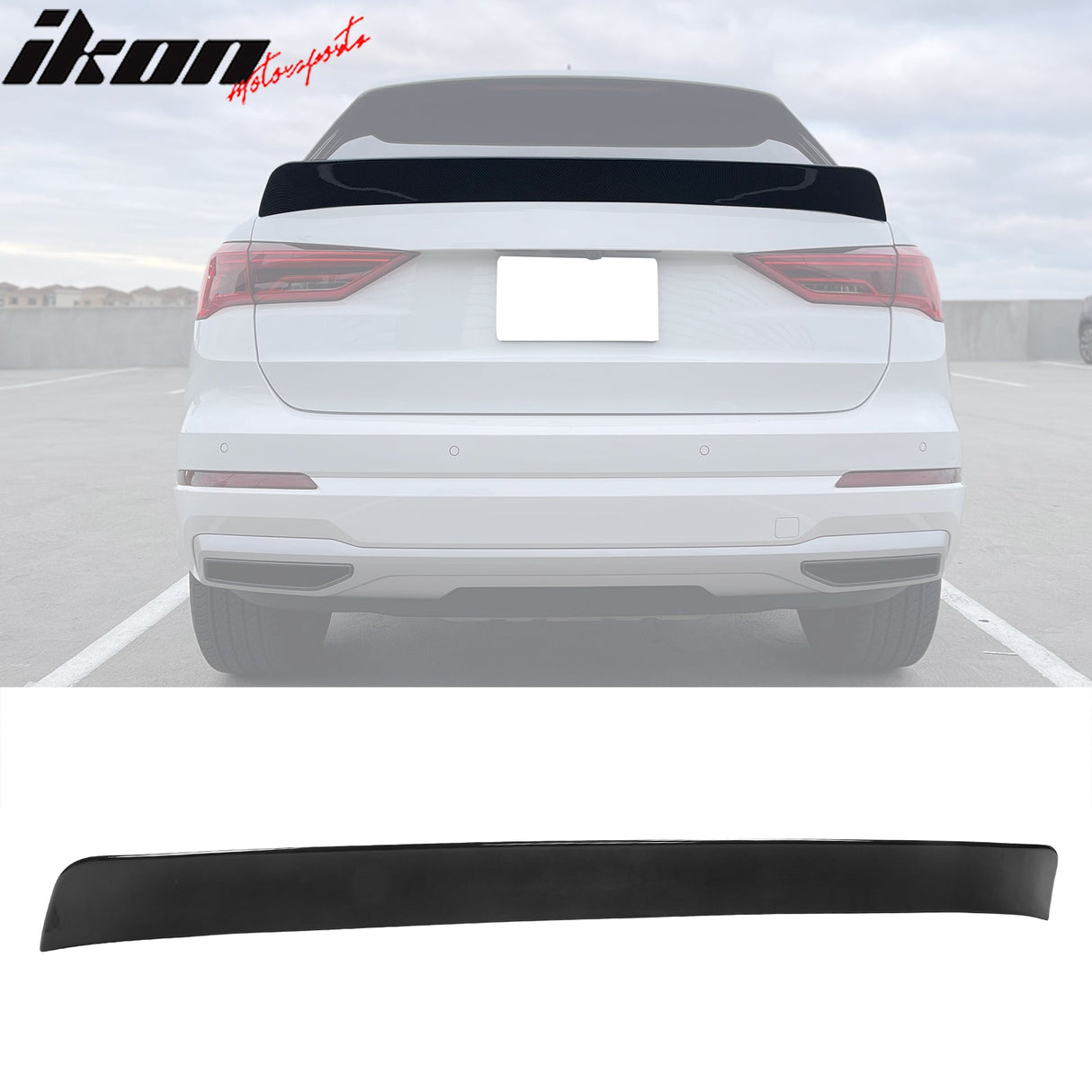 2019-2024 Audi Q3 IKON Style Car Rear Wing Spoiler ABS