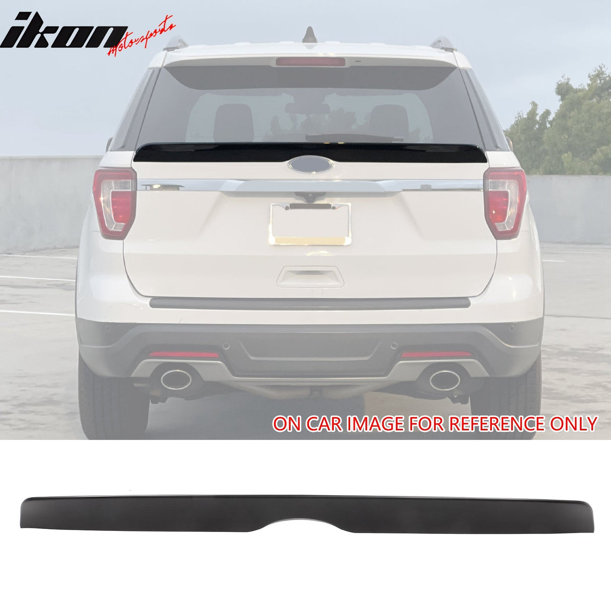 2016-2019 Ford Explorer Duckbill Style Middle Spoiler ABS