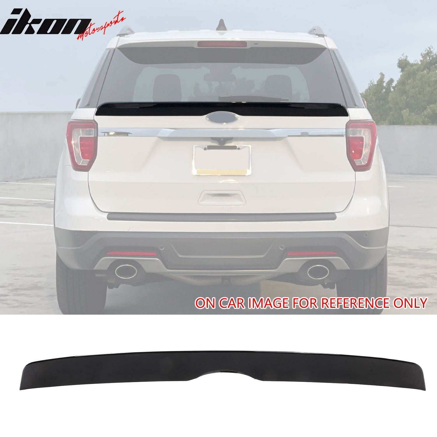 2016-2019 Ford Explorer Duckbill Style Middle Spoiler ABS