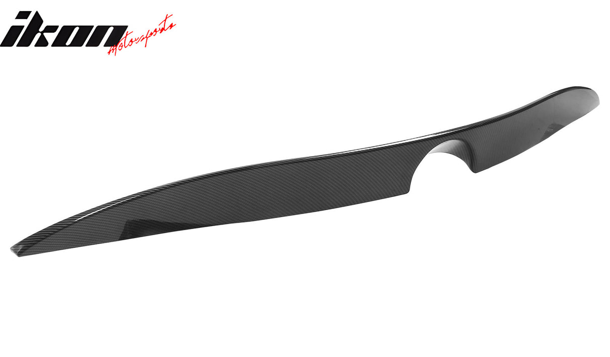 2016-2018 Toyota Rav4 IKON Rear Spoiler Lip Carbon Fiber Print ABS