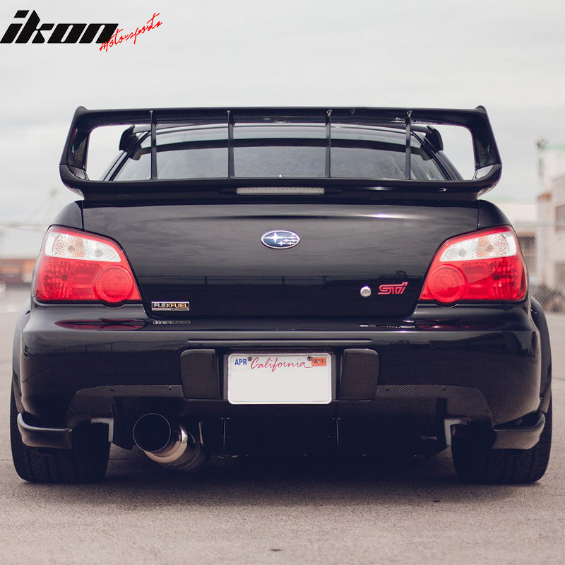 2002-2007 Subaru Impreza WRX STI Trunk Spoiler Stabilizer Add On 4PC