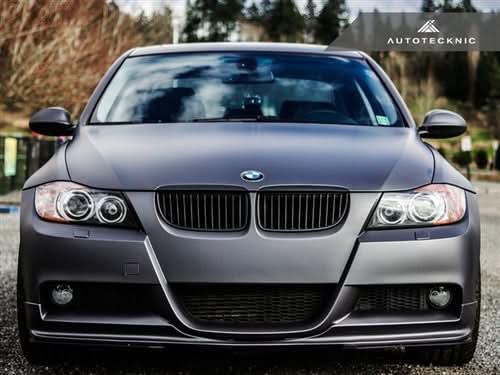 AutoTecknic Gloss Black Front Grille Set - BMW E90 Sedan | E91 Wagon | 3-Series