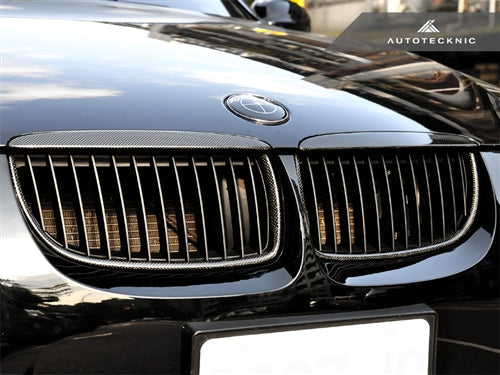AutoTecknic Carbon Fiber Front Grille Set - E90 Sedan / E91 Wagon | 3 Series
