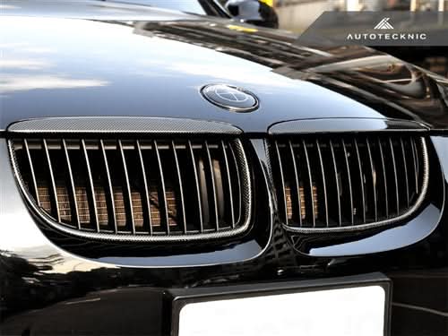 AutoTecknic Carbon Fiber Front Grille Set - BMW E90 Sedan | E91 Wagon | 3-Series