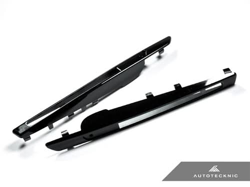 AutoTecknic Replacement Glazing Black Fender Gills - BMW E71 X6M