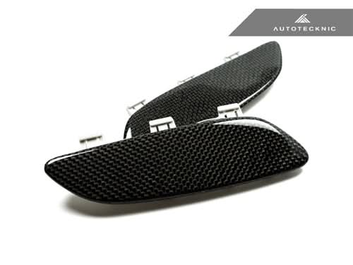 AutoTecknic Carbon Fiber Front Bumper Reflectors - BMW E90 E92 E93 M3 (2008-2013)