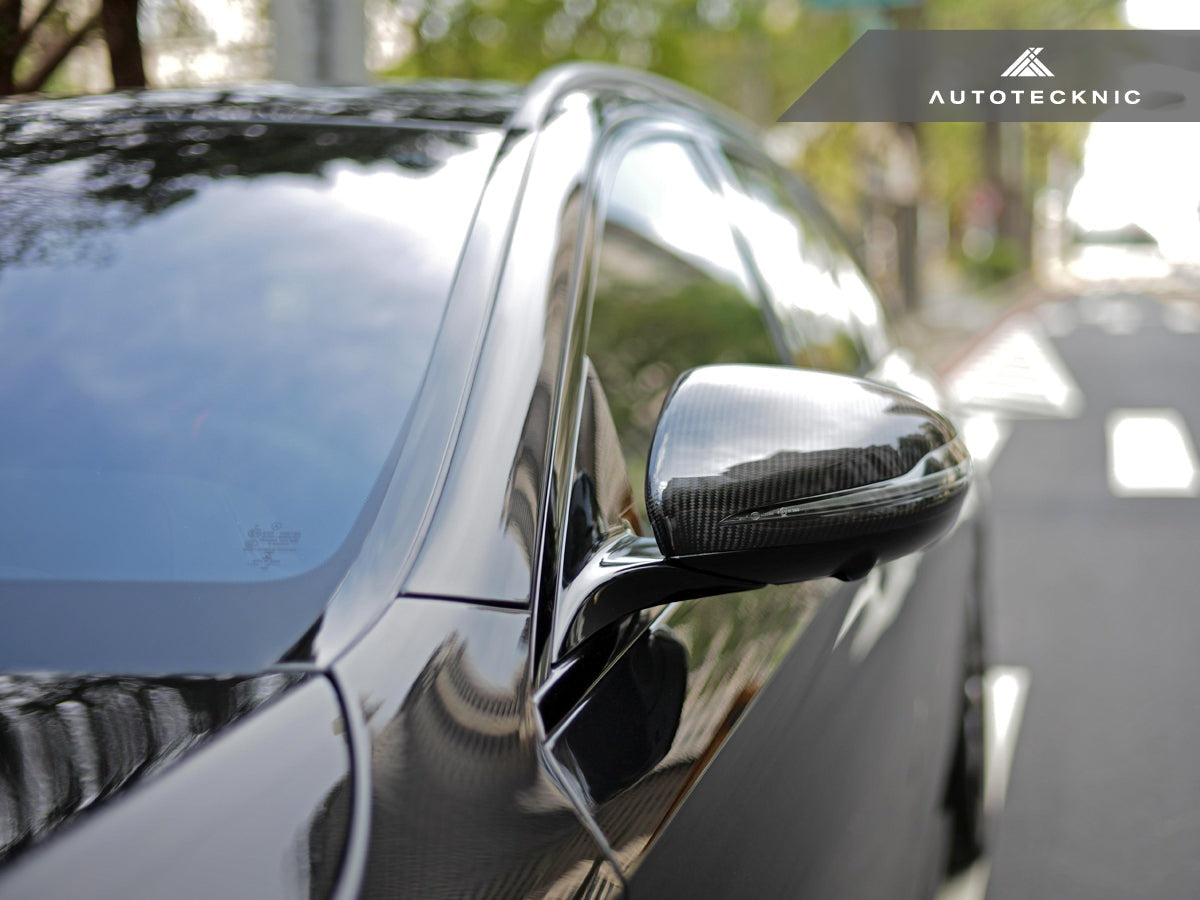 AutoTecknic Replacement Version II Dry Carbon Mirror Covers - Mercedes-Benz W257 CLS-Class